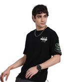 Milano Shadow Black Casual T-Shirt