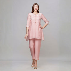 Milano Light Pink Co-Ord Set – Modern Chic Wear